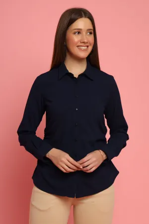 Navy Blue Color Formal Shirt