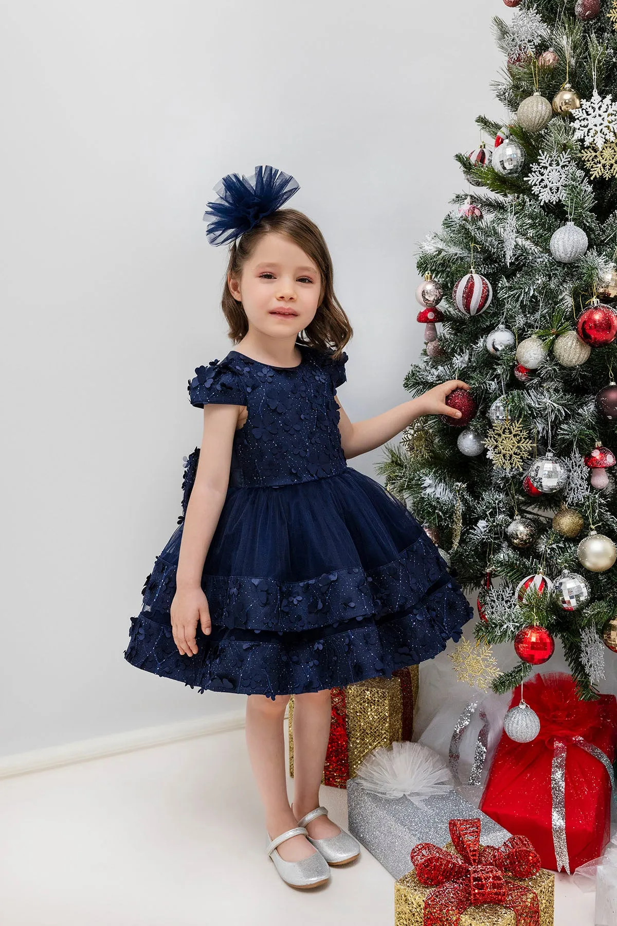 Navy Blue Dress for Baby Girl