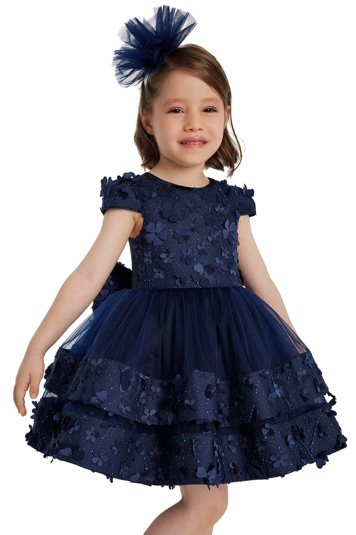 Navy Blue Dress for Baby Girl