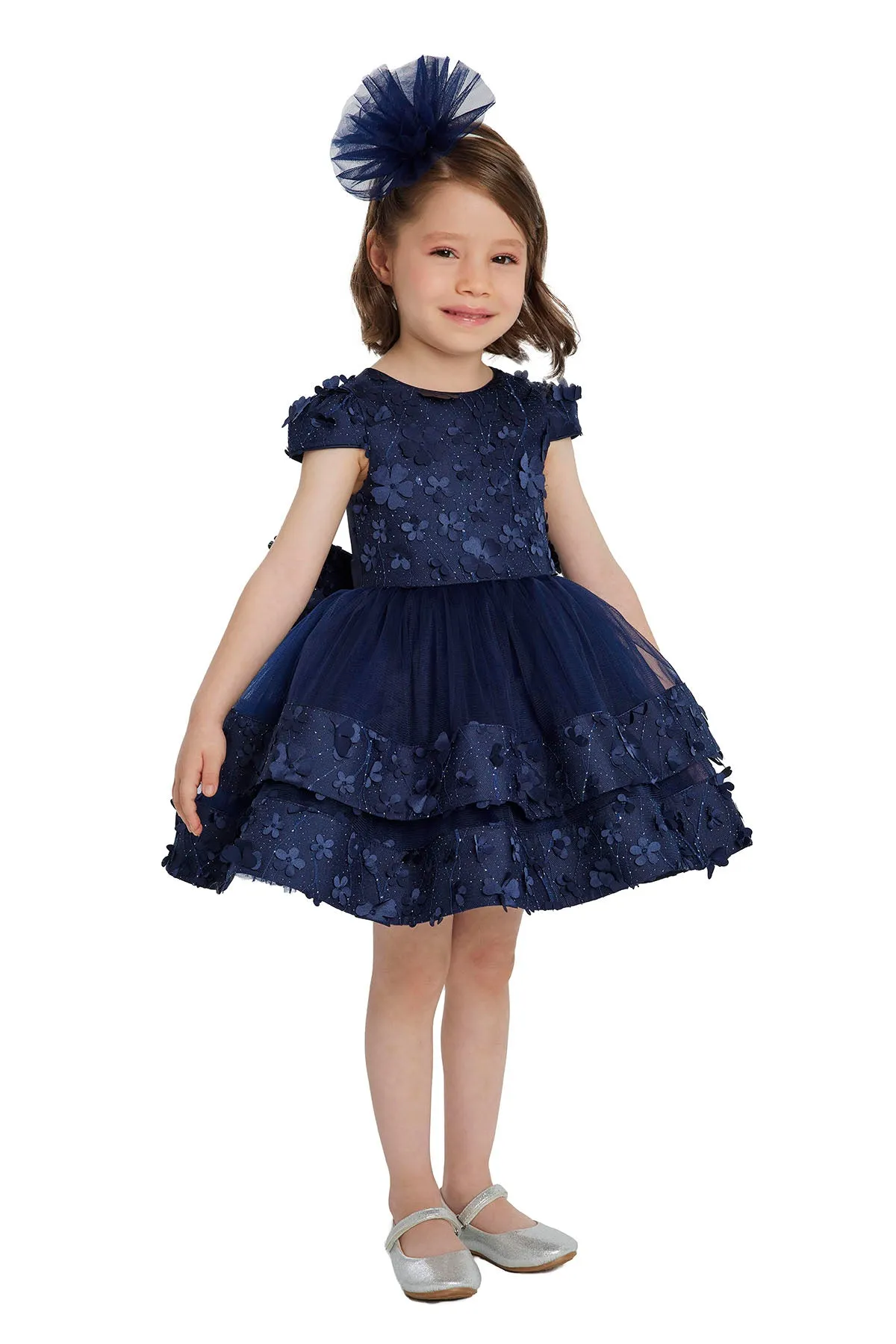 Navy Blue Dress for Baby Girl
