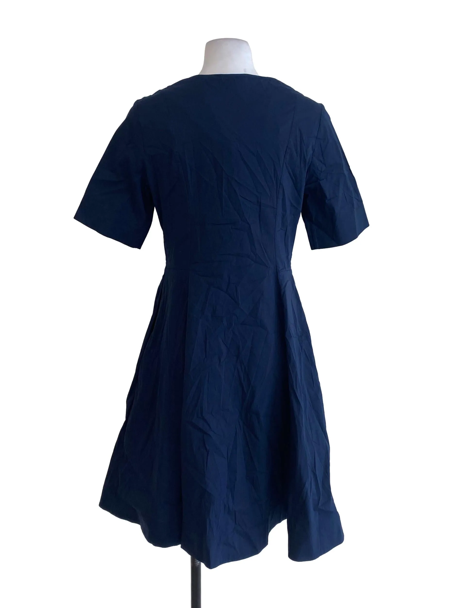 Navy Blue Empire Dress