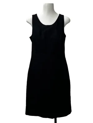 Navy Blue Pinstripe Dress