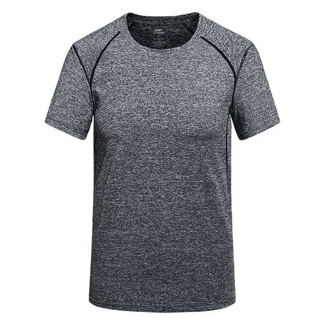 New casual men's round neck breathable t shirt