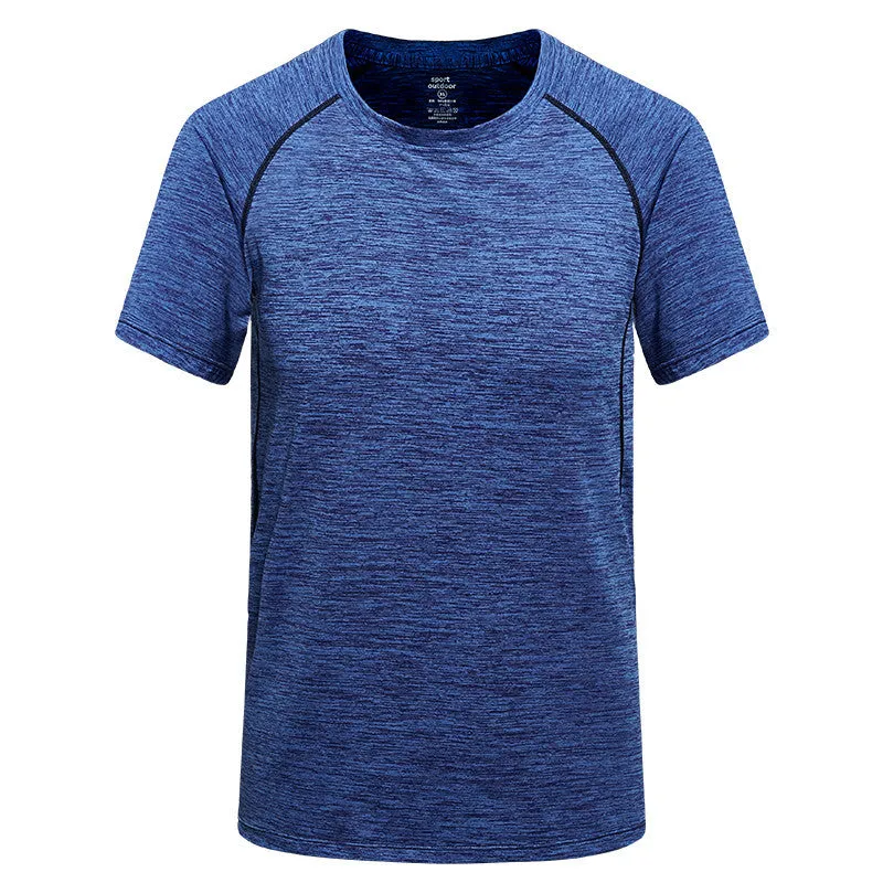 New casual men's round neck breathable t shirt