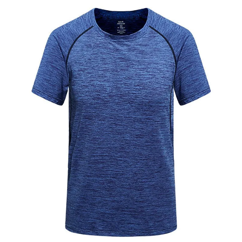 New casual men's round neck breathable t shirt