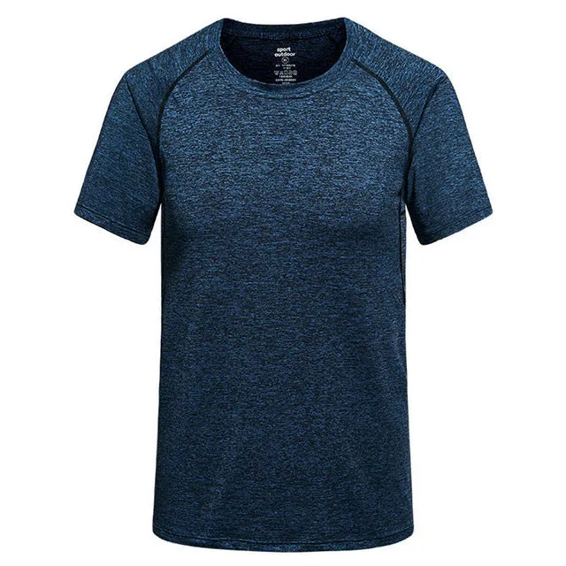 New casual men's round neck breathable t shirt