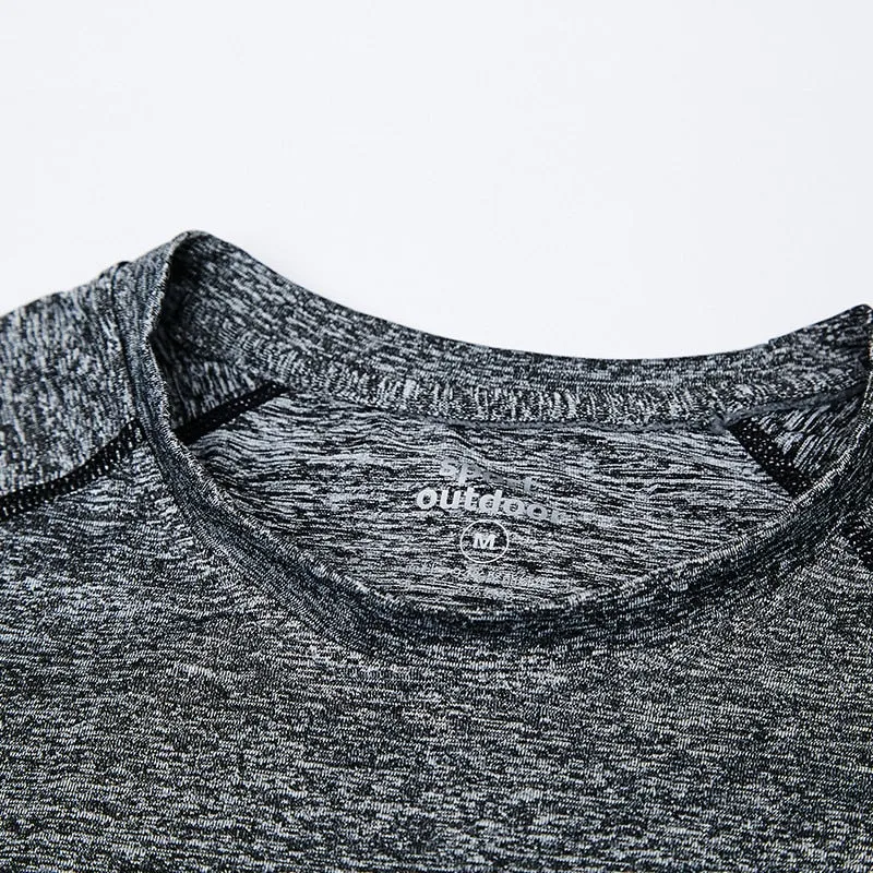 New casual men's round neck breathable t shirt