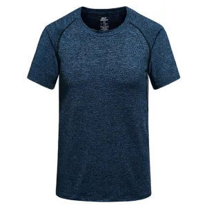 New casual men's round neck breathable t shirt