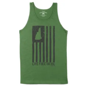 New Hampshire Black Flag Men's Tank Top