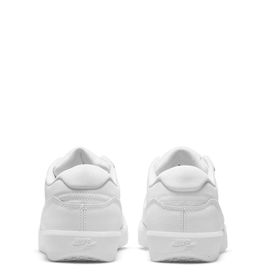 NIKE SB FORCE 58 PREMIUM - WHITE/WHITE