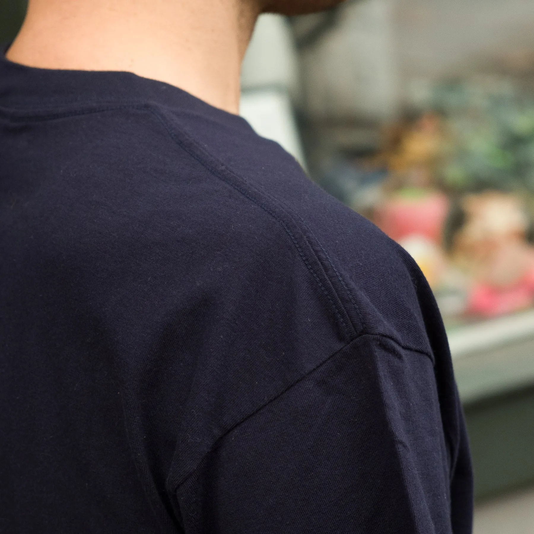 Noah Loopwheel Tenjiku Tee in Deep Navy