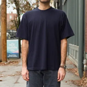 Noah Loopwheel Tenjiku Tee in Deep Navy
