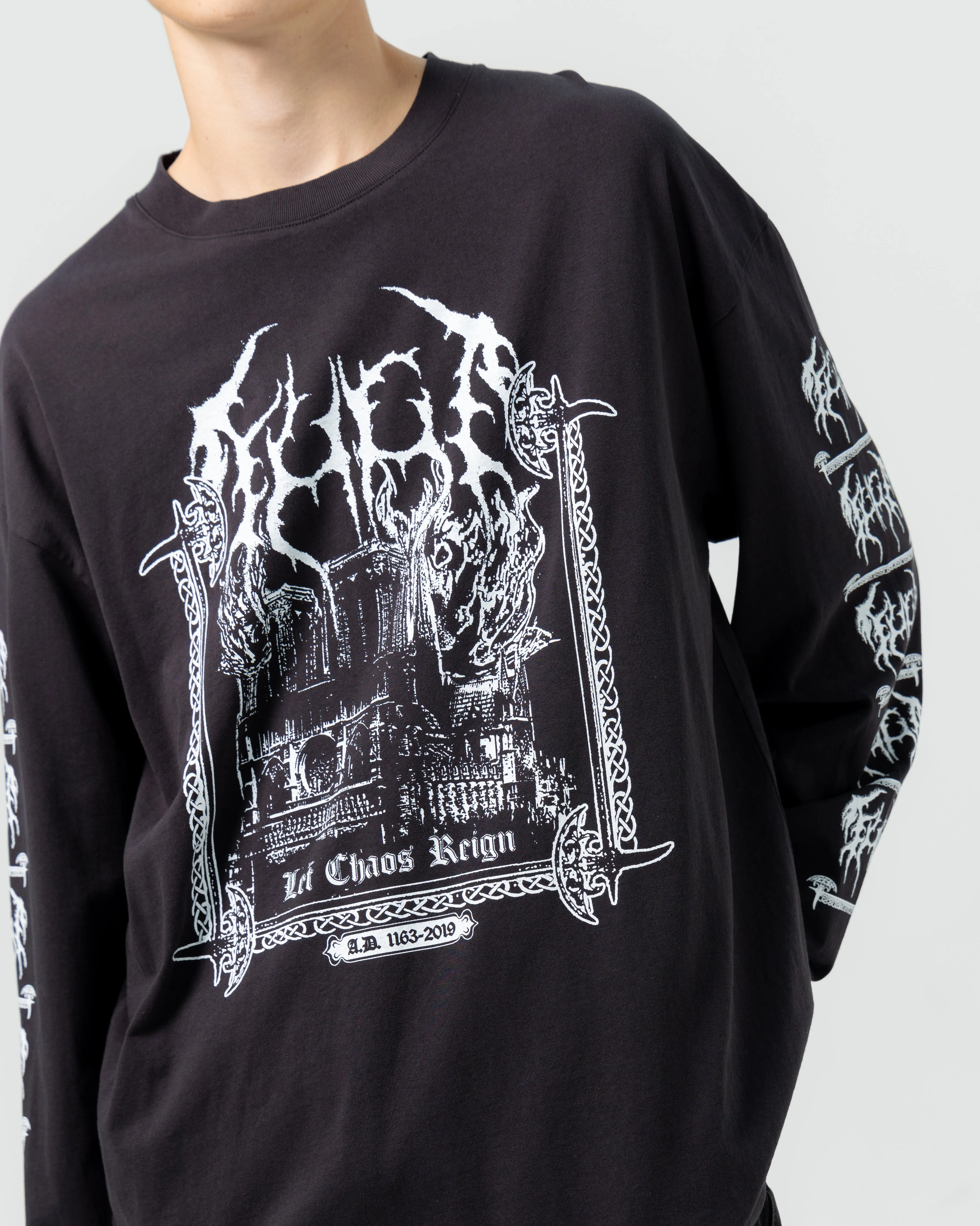Notre Dame L/S Tee | Black