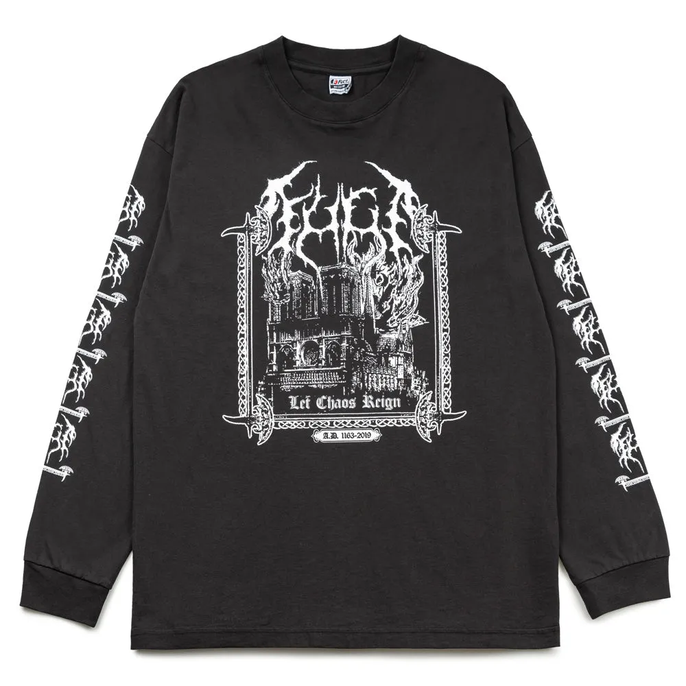Notre Dame L/S Tee | Black