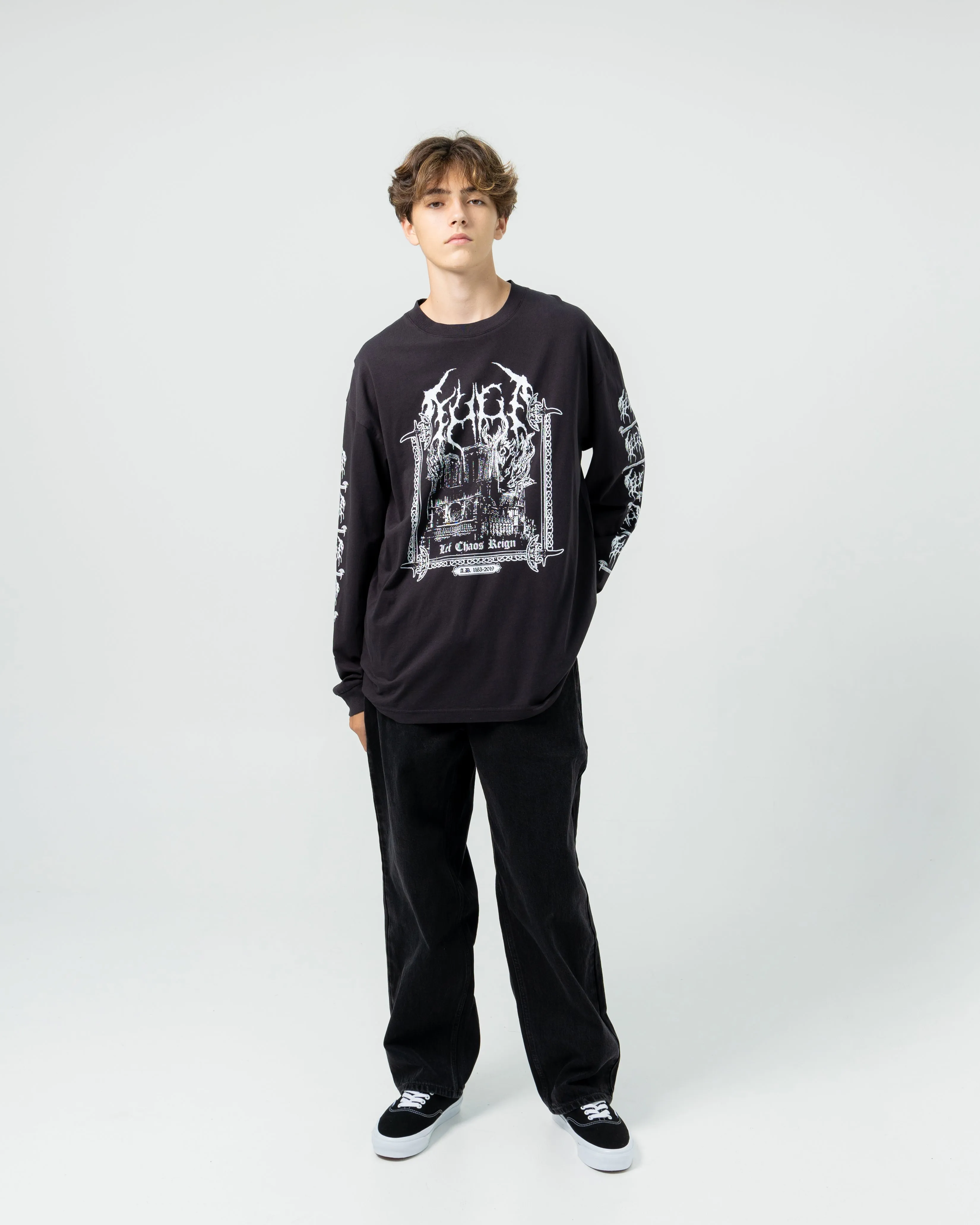Notre Dame L/S Tee | Black