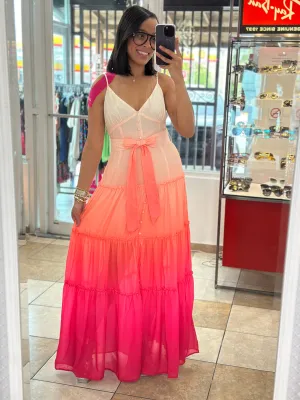 Ombre Pink Maxidress