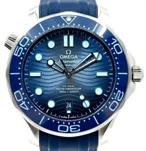 Omega 21032422003002 Summer Blue Seamaster Diver 300M
