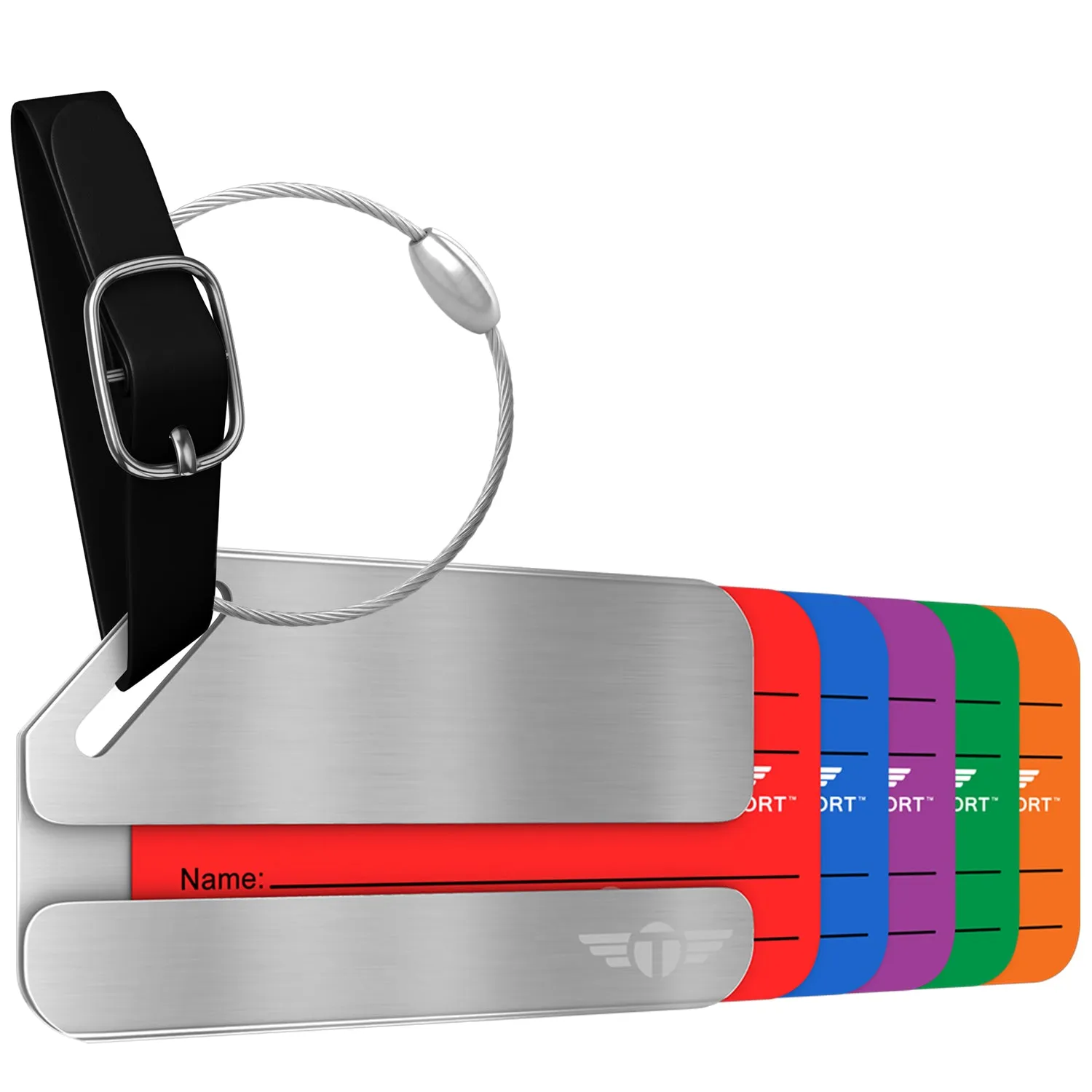One Pack Metal Luggage Tag