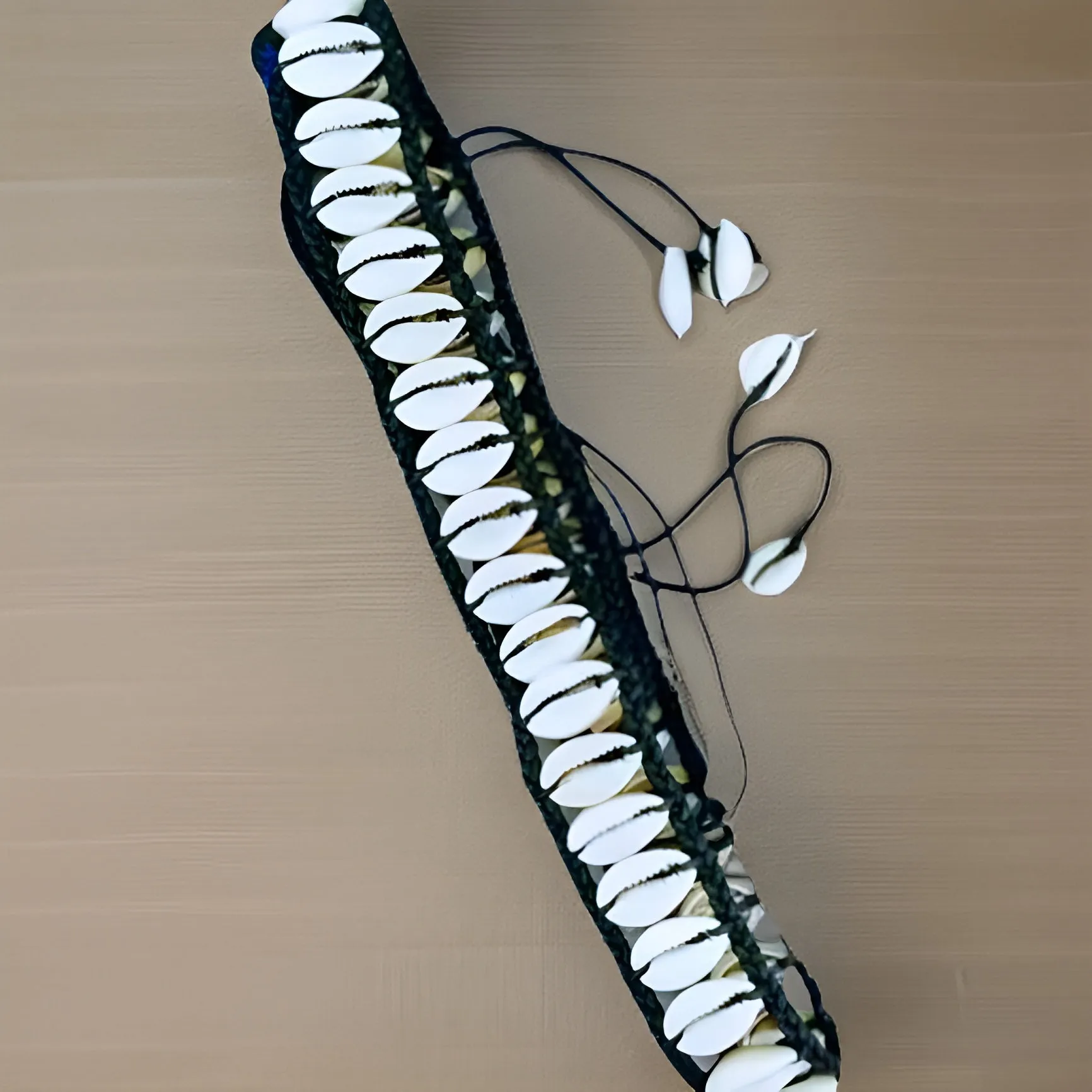 One Row African Cowrie Shell Belt