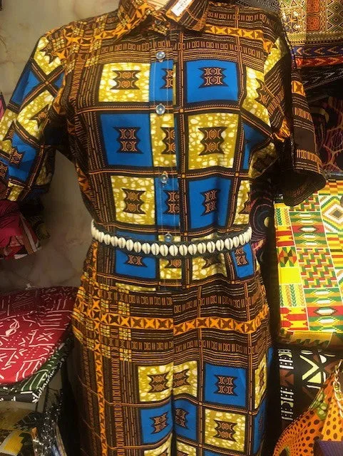 One Row African Cowrie Shell Belt