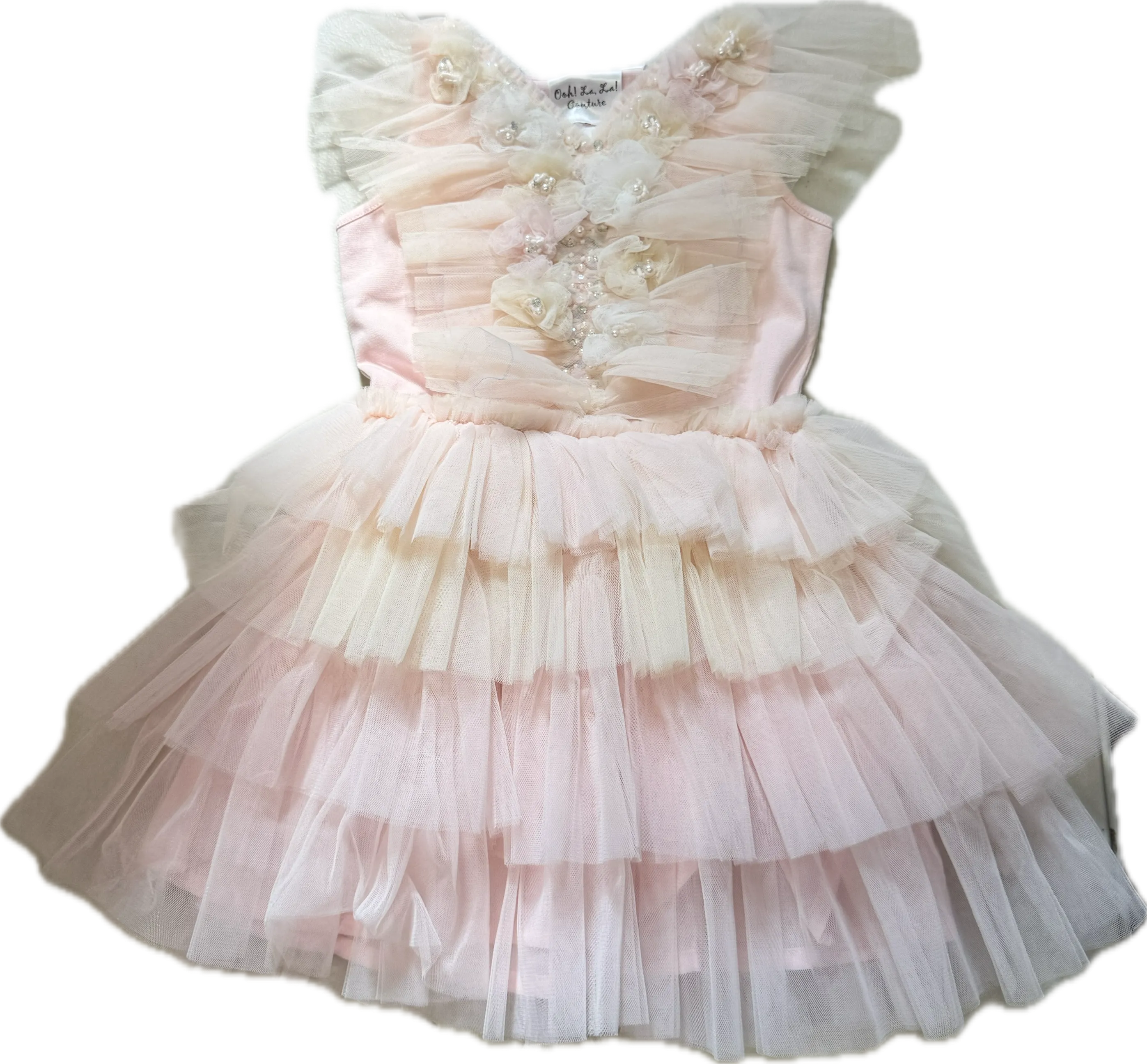 Ooh! La, La! Couture- Phillipa Dress (soft pink/ blush/ ivory)