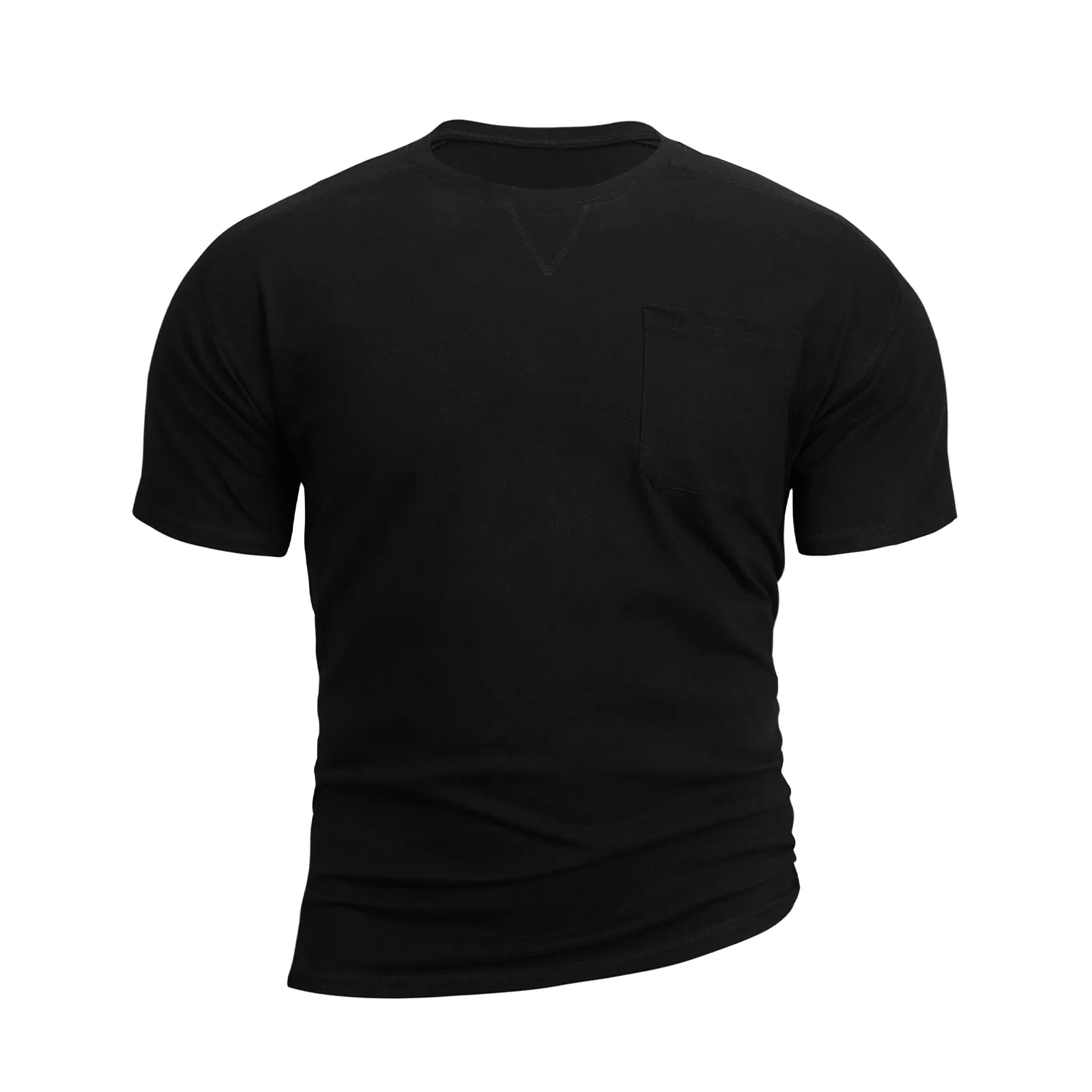 ORGANIC FINE JERSEY ESSENTIAL POCKET TEE