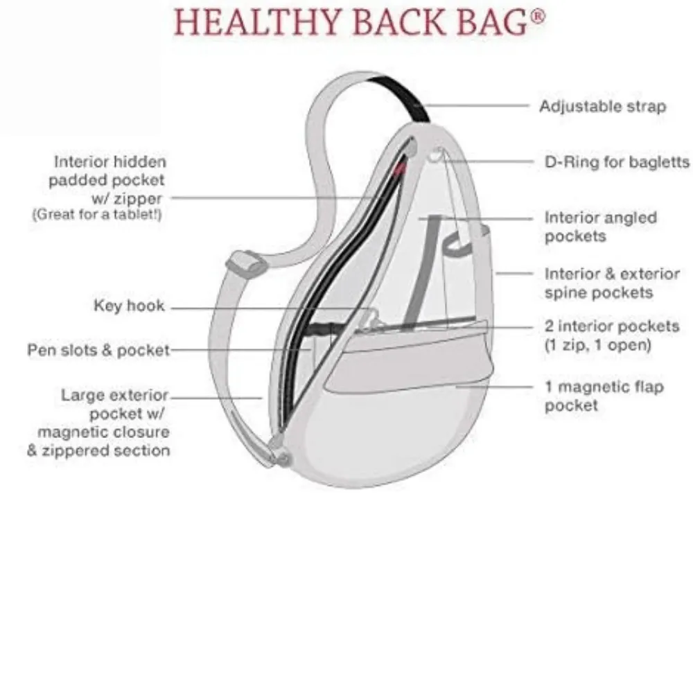 OrthoBag Leather Sling - The World's Most Comfortable Bag