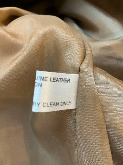 Orvis Leather Jacket Size Large