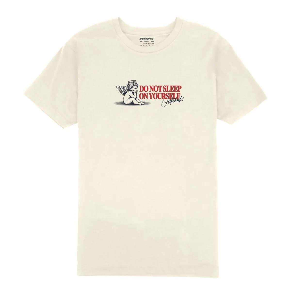 Outrank Do Not Sleep Tee (Vintage White)