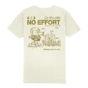 Outrank  Do This With No Effort Vintage White Tee