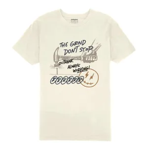 Outrank The Grind Don't Stop Tee (Vintage White)