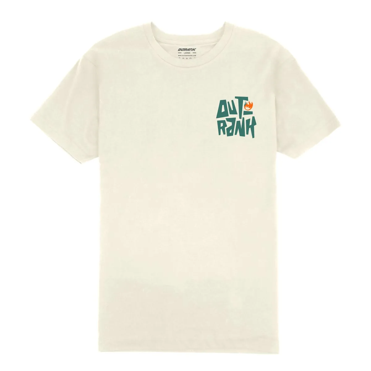 Outrank They Not Like Us Vintage White Tee