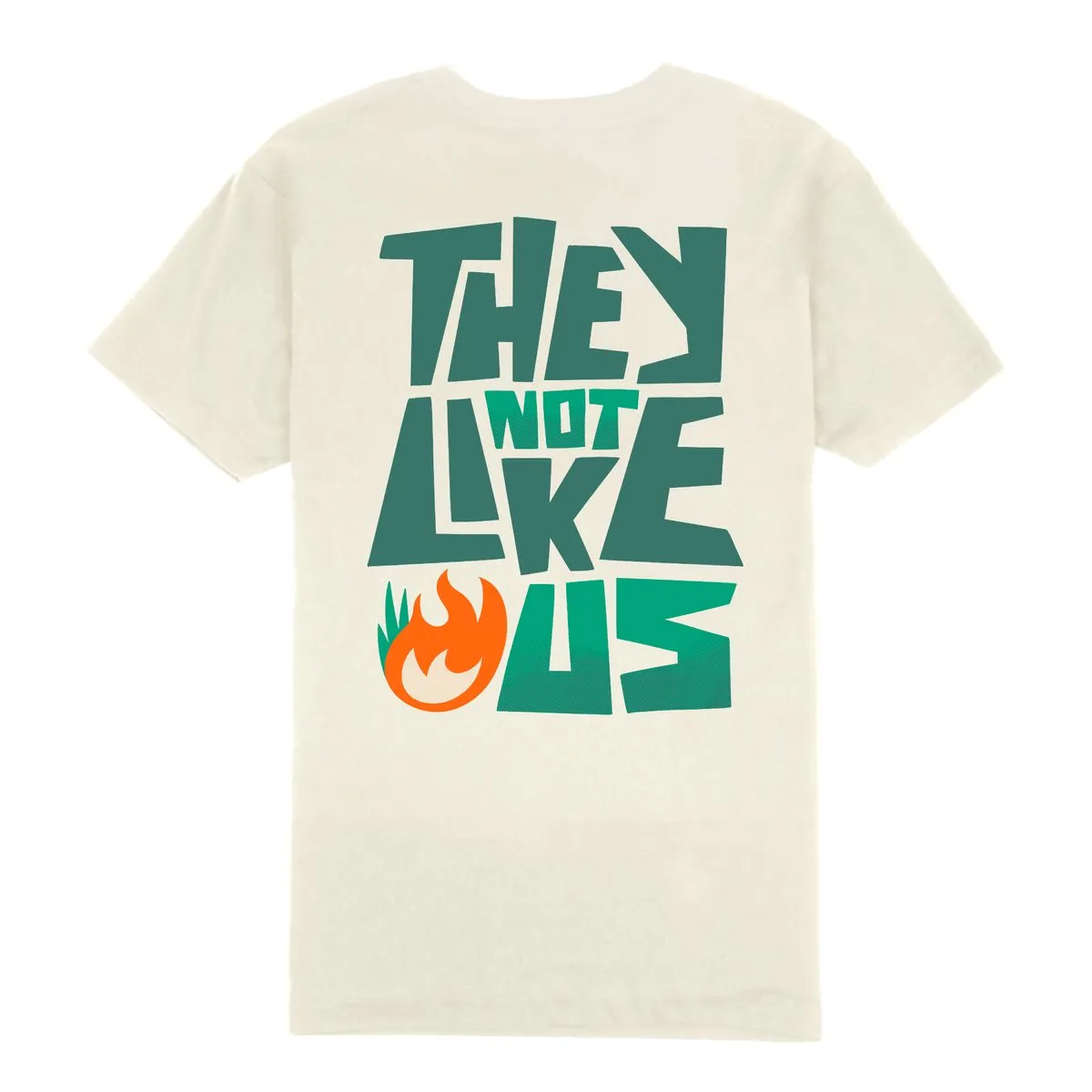 Outrank They Not Like Us Vintage White Tee