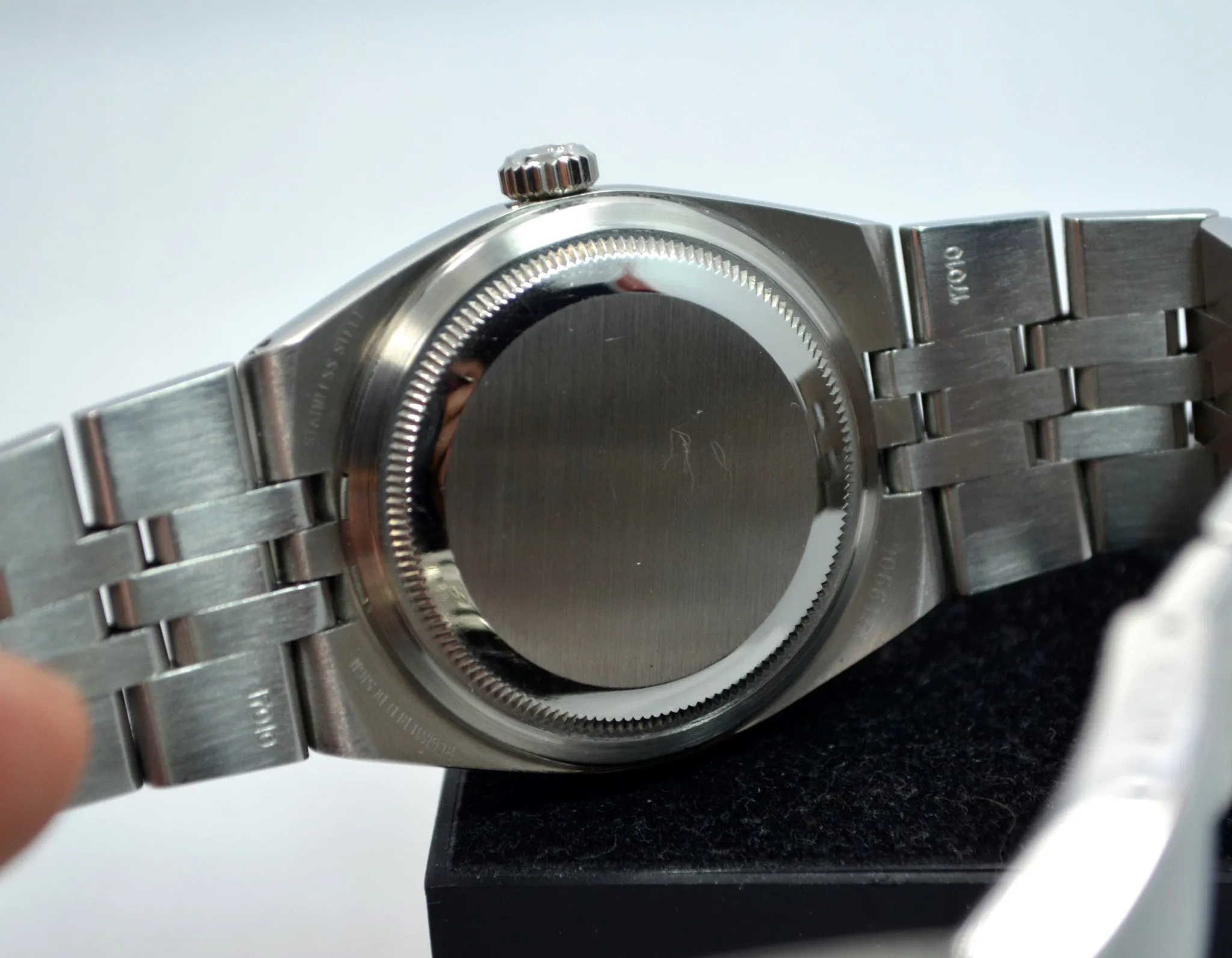 Oysterquartz 17014 Datejust Steel 18K Wristwatch 1985 Box Papers