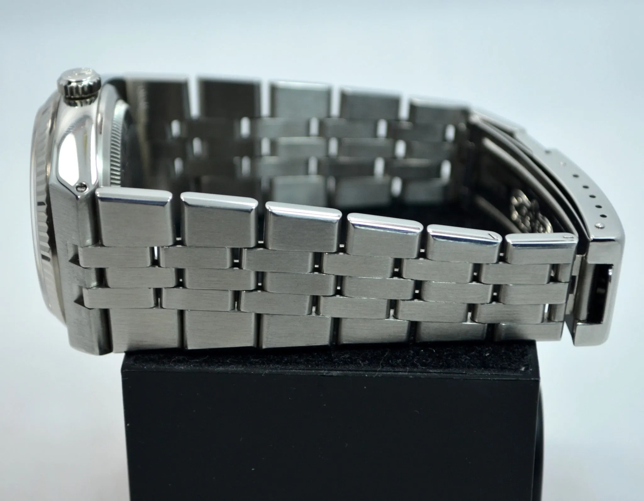 Oysterquartz 17014 Datejust Steel 18K Wristwatch 1985 Box Papers