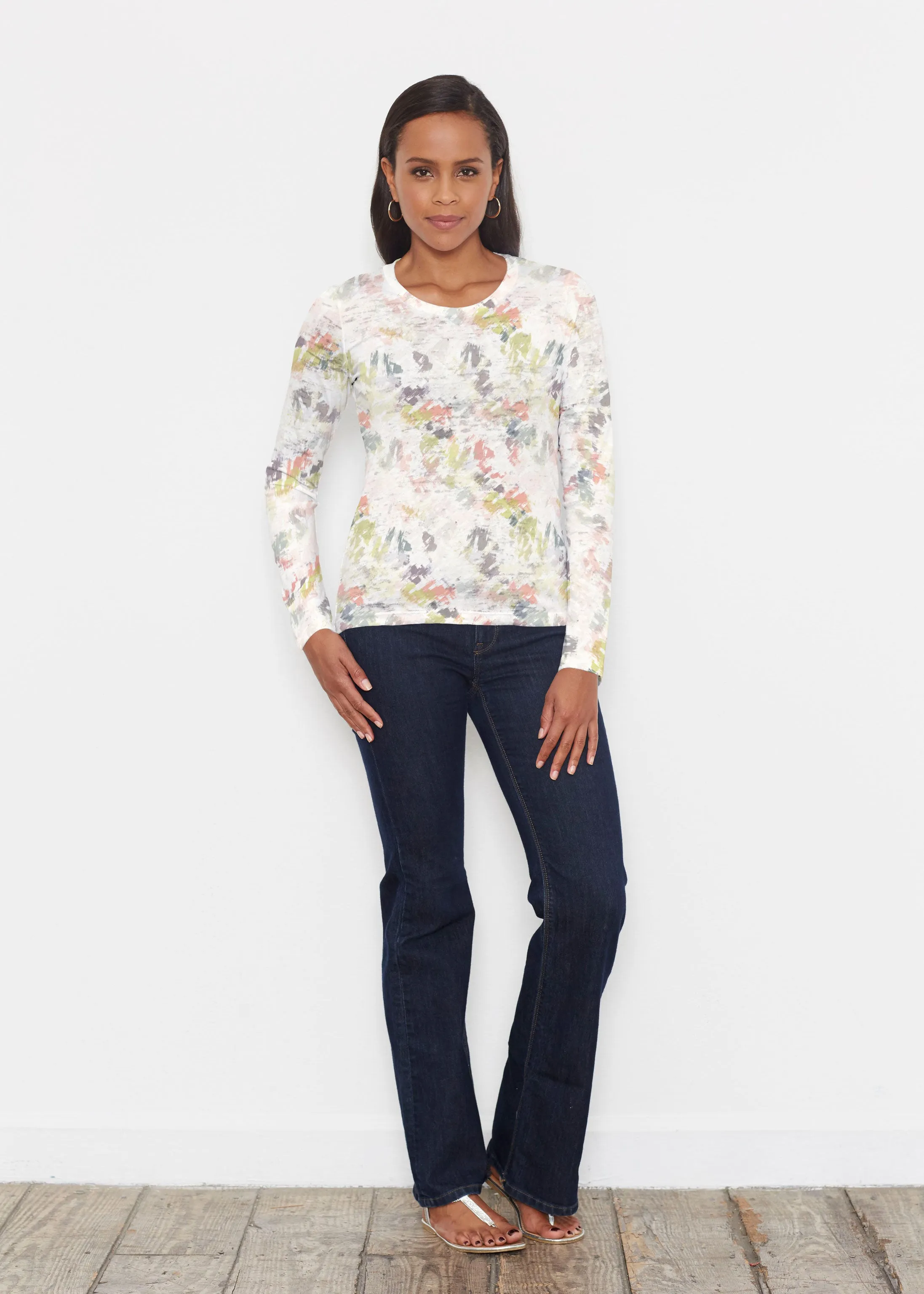 Painters Palette (7928) ~ Signature Long Sleeve Crew Shirt