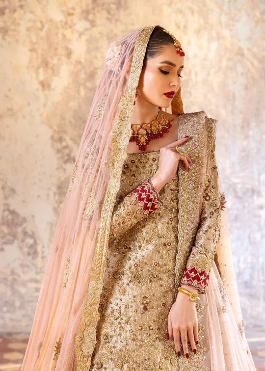 Pakistani Bridal Dress in Lehenga Kameez Dupatta Style