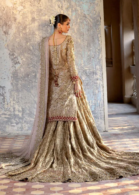 Pakistani Bridal Dress in Lehenga Kameez Dupatta Style
