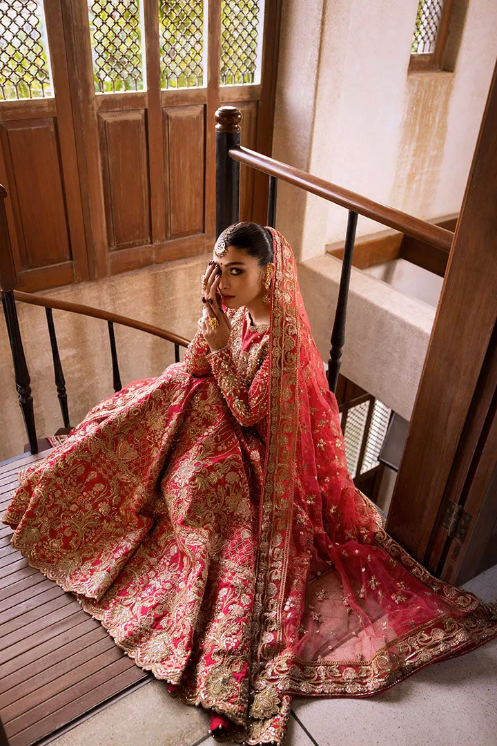 Pakistani Bridal Maxi and Red Sharara Wedding Dress