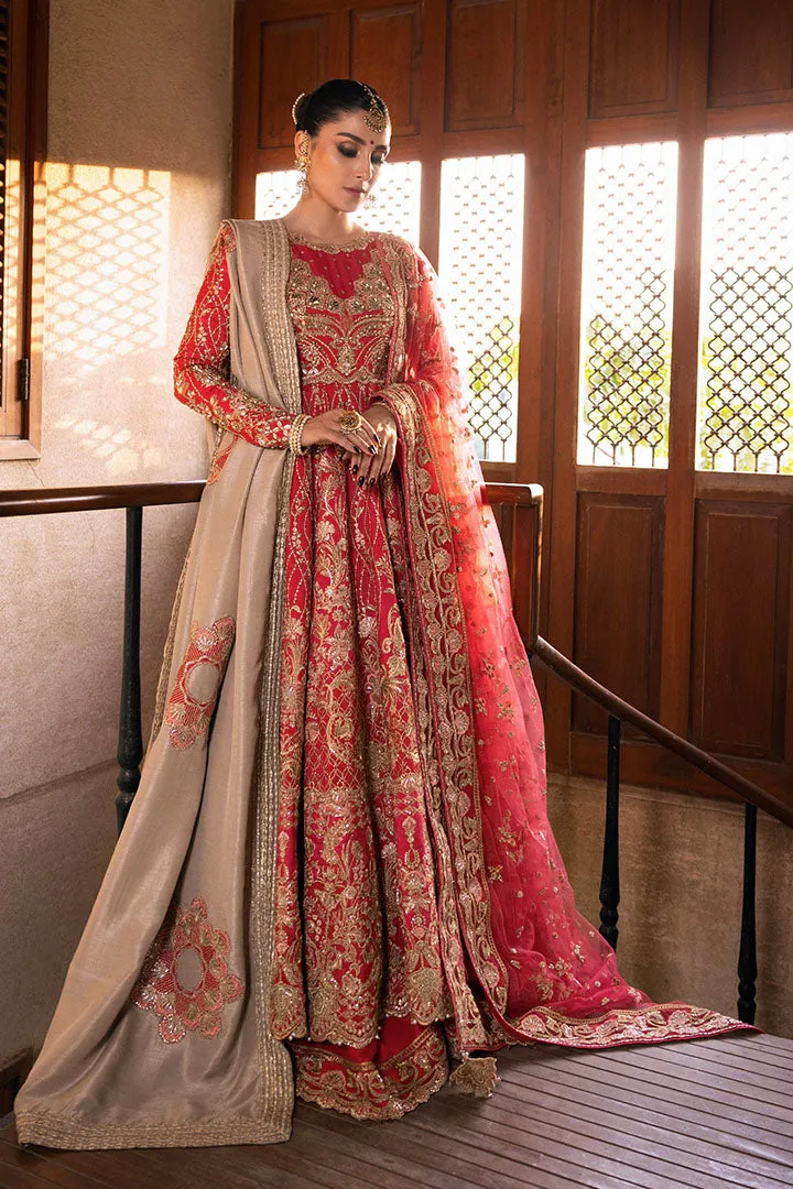 Pakistani Bridal Maxi and Red Sharara Wedding Dress