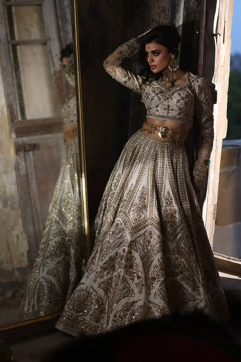 Pakistani Wedding Dress in Bridal Choli Lehenga Style