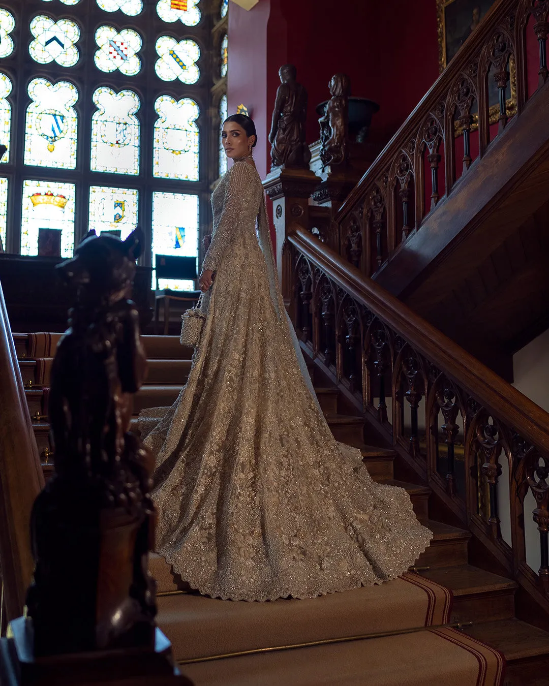 Pakistani Wedding Dress in Premium Bridal Gown Style