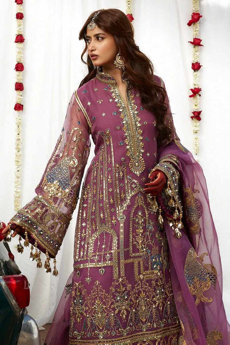 Pakistani Wedding Gharara Dress in Premium Organza