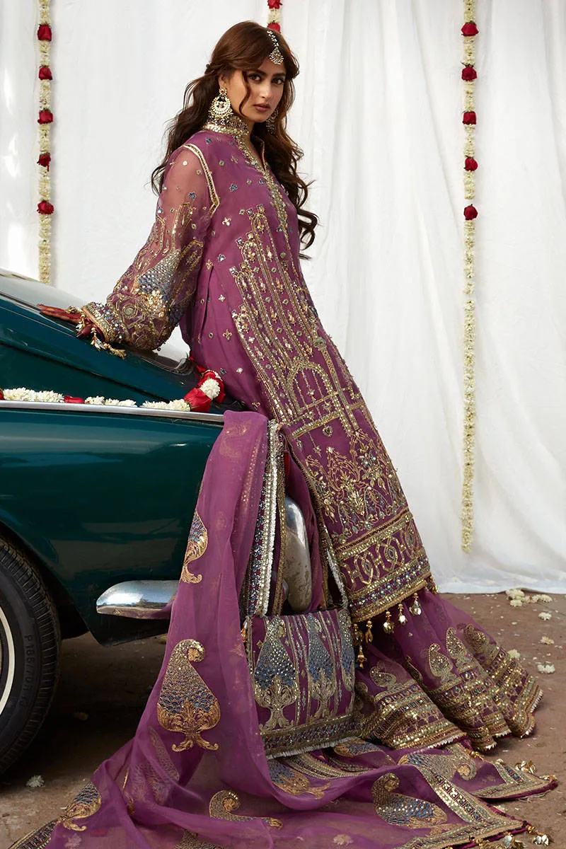 Pakistani Wedding Gharara Dress in Premium Organza