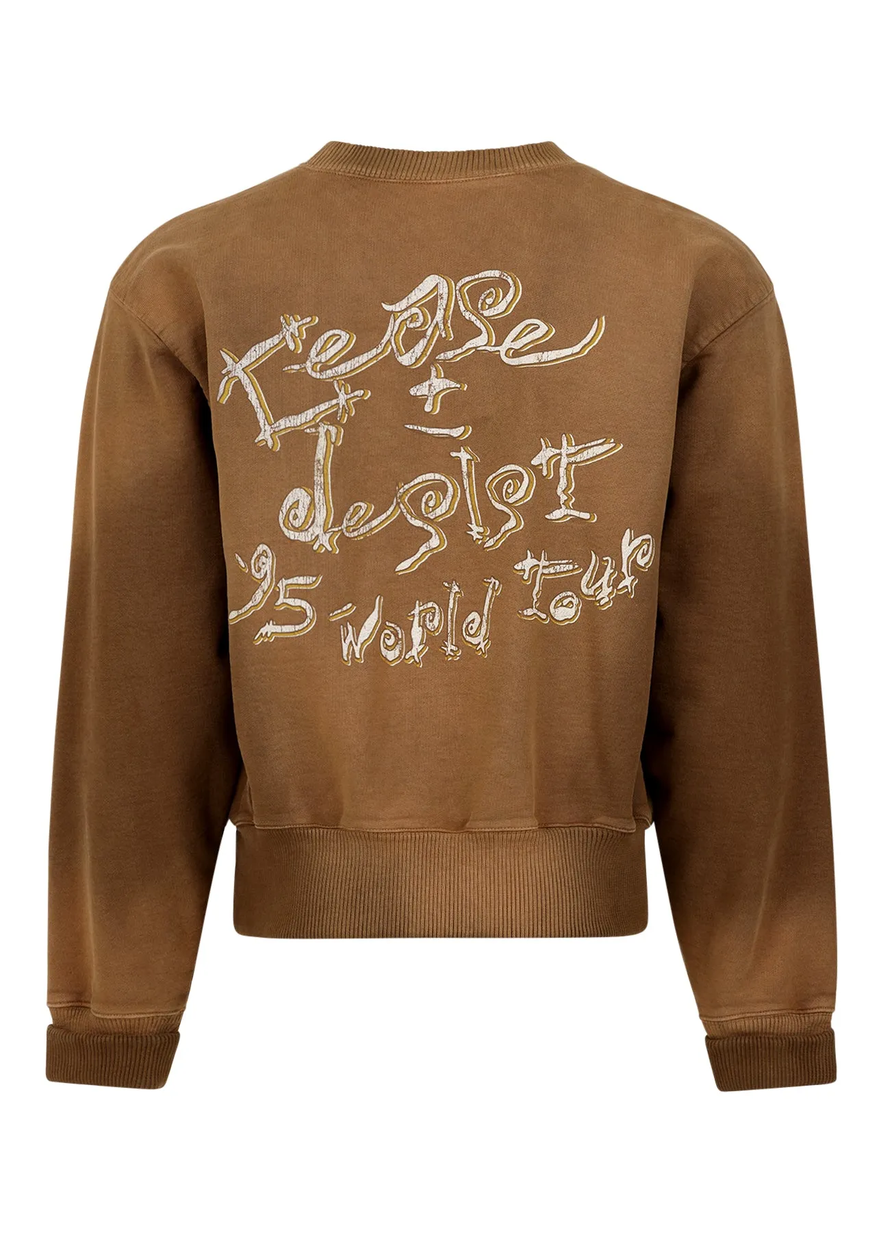 PANTHER WORLD TOUR CREWNECK (BROWN)