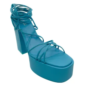 Paris Texas Light Blue Turquoise Malena High Sandals