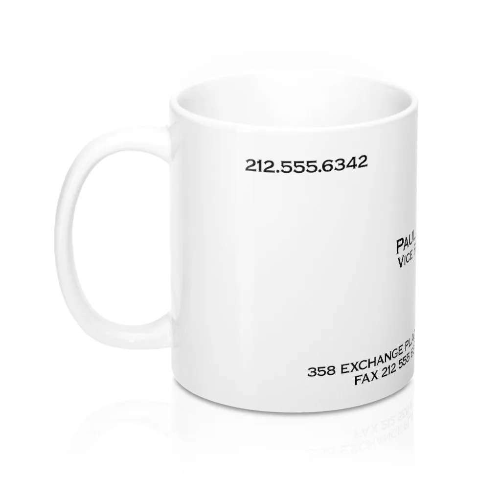 Paul Allen Business Card Coffee Mug