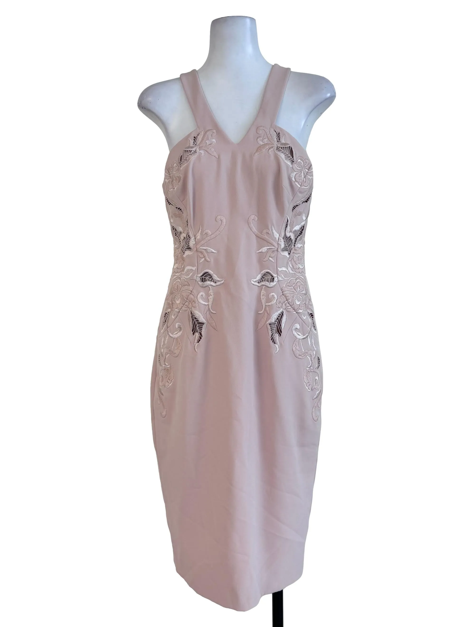Peach Floral Dress