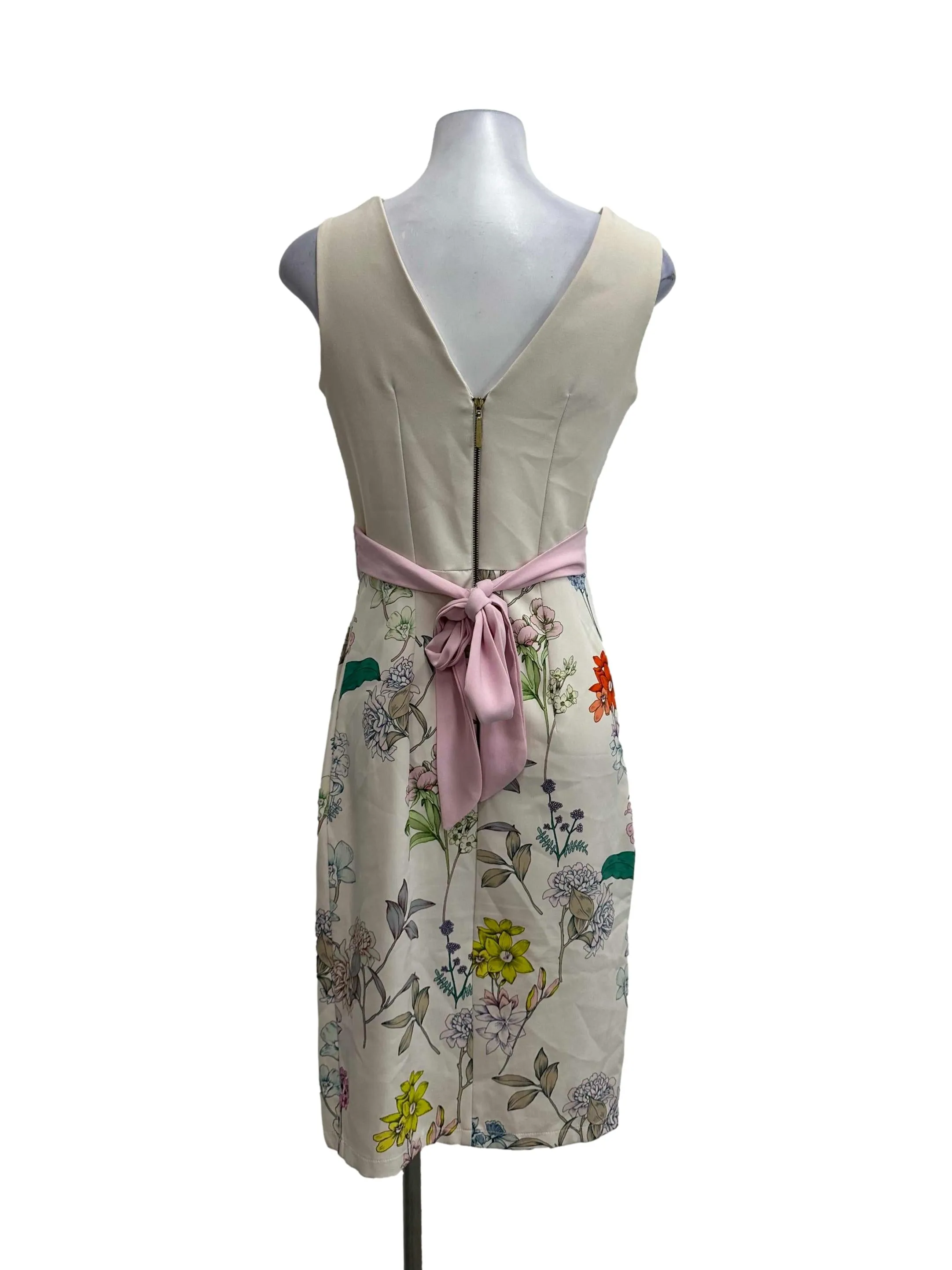 Peach Floral Printed Dress