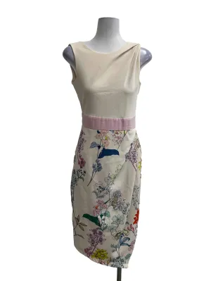 Peach Floral Printed Dress